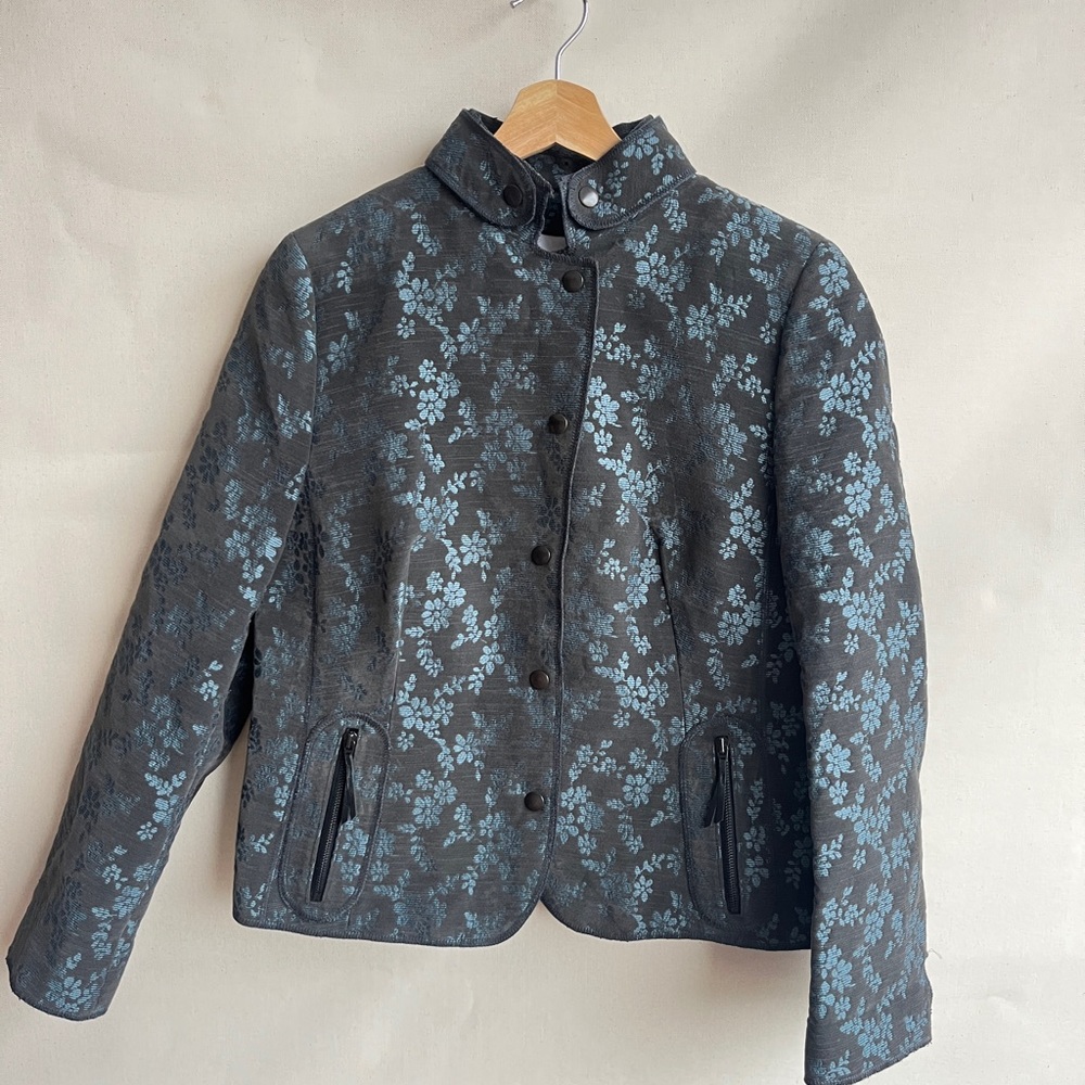 Akris Punto floral evening jacket